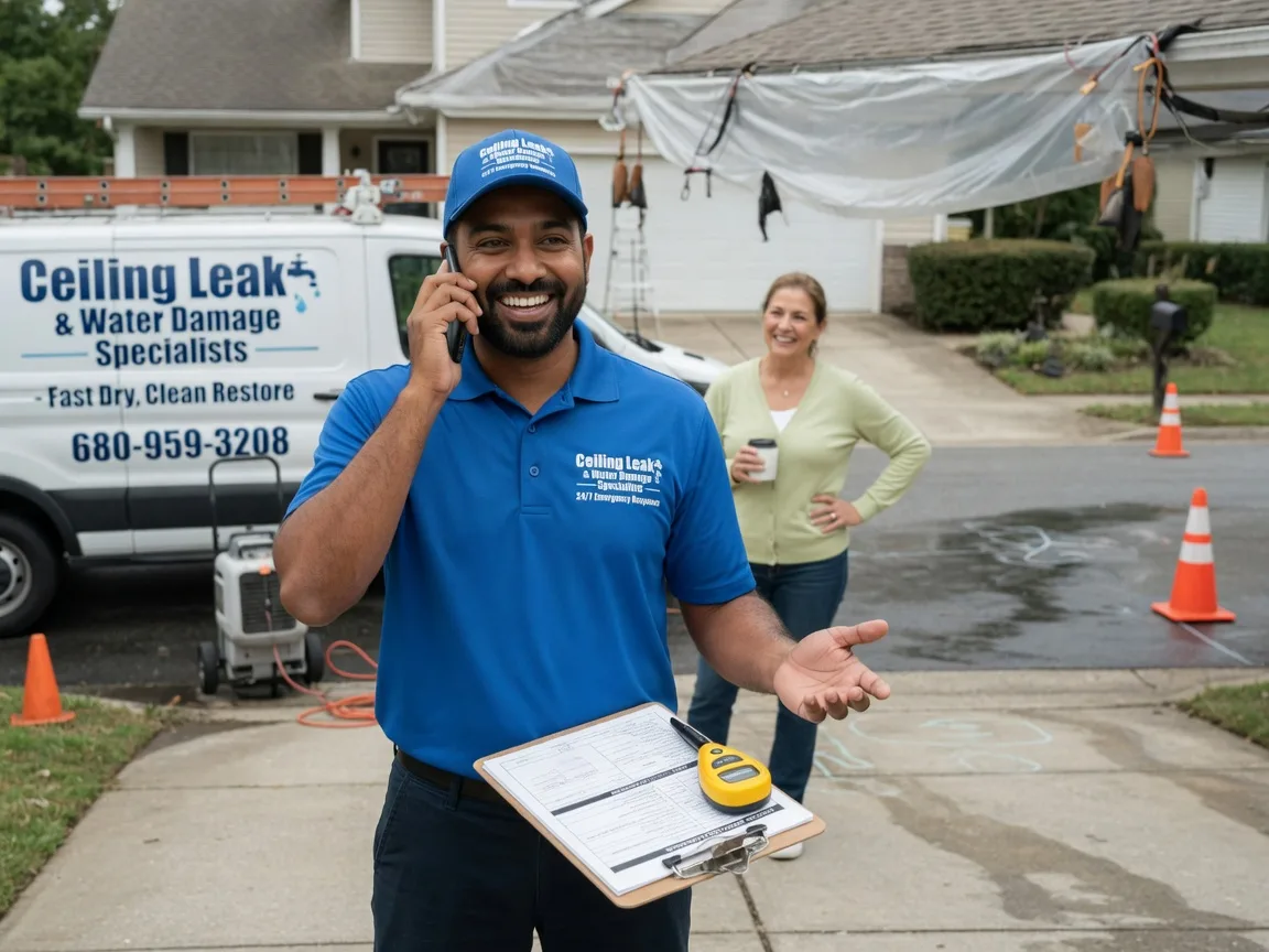 Ceiling Leak Cleanup El Paso, IL FAQs